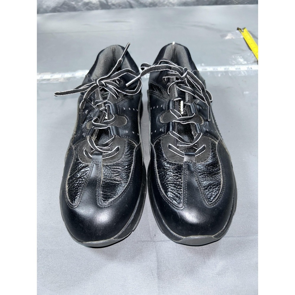 FootJoy HydroLite 58173 Golf Shoes Mens Size 11 M Black Leather Spiked Cleats